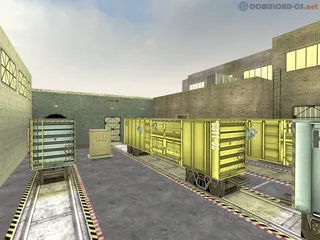 HD текстуры карты «de_train» из CS:GO для КС 1.6