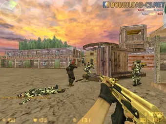 Counter-Strike 1.6 с золотым оружием