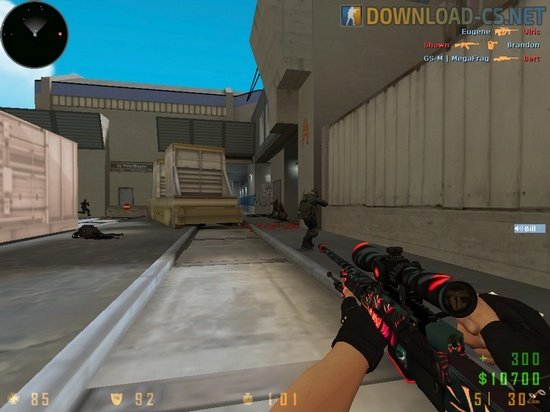 cs 1.6 с новыми скинами оружия